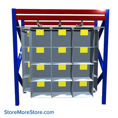 Pallet Rack Storage Bins 96''W x 42''D x 80''H - 404123 SMS-09-V103-404123