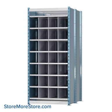 Pigeon Hole Shelving 36''W x 48''D x 87''H - HDB28-48PB SMS-08-V39-HDB28-48PB