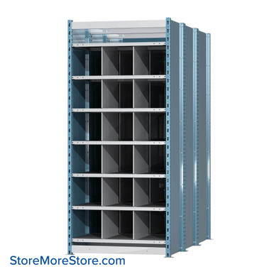 Pigeon Hole Shelving 36''W x 72''D x 87''H - HDB18-72PB SMS-08-V39-HDB18-72PB