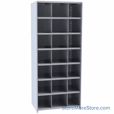 Bin Storage Rack 36''W x 12''D x 87''H - 5526-12HG-DWKL SMS-08-V39-5526-12HG-DWKL