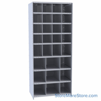 Bin Storage Rack 36''W x 24''D x 87''H - 5531-24HG-DWKL SMS-08-V39-5531-24HG-DWKL