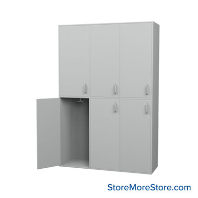 Double Tier Locker 48''W x 16''D x 72''H - Y9610-721648 SMS-05-V52-Y9610-721648