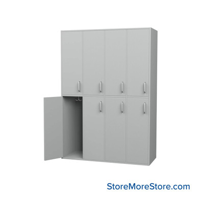 Double Tier Locker 42''W x 16''D x 60''H - Y9710-601642 SMS-05-V52-Y9710-601642