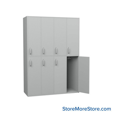 Double Tier Locker 42''W x 16''D x 60''H - Y9720-601642 SMS-05-V52-Y9720-601642