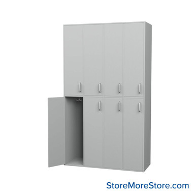 Double Tier Locker 42''W x 16''D x 72''H - Y9710-721642 SMS-05-V52-Y9710-721642