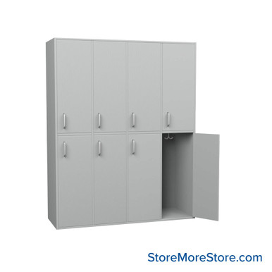 Double Tier Locker 48''W x 16''D x 60''H - Y9720-601648 SMS-05-V52-Y9720-601648