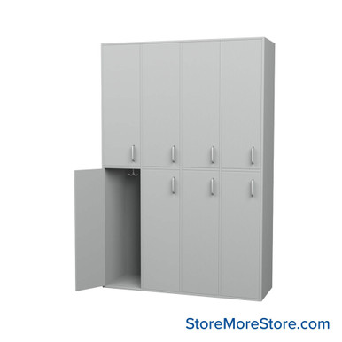 Double Tier Locker 48''W x 16''D x 72''H - Y9710-721648 SMS-05-V52-Y9710-721648