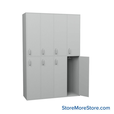 Double Tier Locker 48''W x 16''D x 72''H - Y9720-721648 SMS-05-V52-Y9720-721648