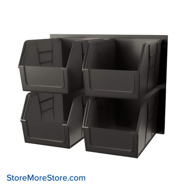 Wall Mounted Storage Bins 27''W x 18''D x 21''H - QLP-2721-260 SMS-08-V45-QLP-2721-260