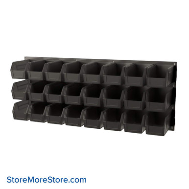 Wall Mounted Storage Bins 48''W x 10.88''D x 19''H - QLP-4819-230 SMS-08-V45-QLP-4819-230