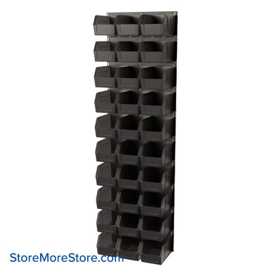 Wall Mounted Storage Bins 18''W x 9.25''D x 61''H - QLP-1861-221 SMS-08-V45-QLP-1861-221