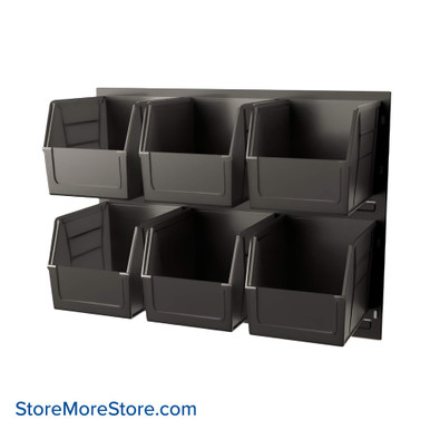 Wall Mounted Storage Bins 27''W x 13.63''D x 21''H - QLP-2721-242 SMS-08-V45-QLP-2721-242