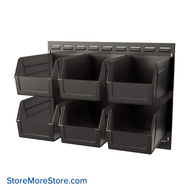 Wall Mounted Storage Bins 27''W x 14.75''D x 21''H - QLP-2721-240 SMS-08-V45-QLP-2721-240