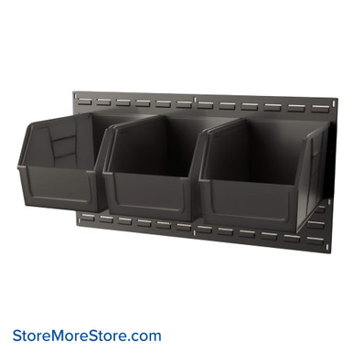 Wall Mounted Storage Bins 36''W x 18''D x 19''H - QLP-3619-260 SMS-08-V45-QLP-3619-260