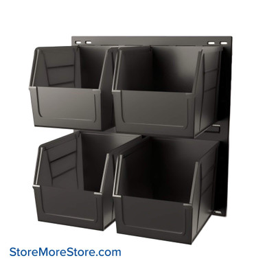 Wall Mounted Storage Bins 18''W x 13.63''D x 19''H - QLP-1819-242 SMS-08-V45-QLP-1819-242
