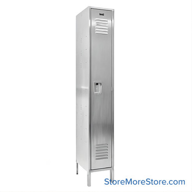 Stainless Steel Locker 18''W x 18''D x 78''H - USS1888-1-CL SMS-05-V39-USS1888-1-CL