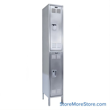 Stainless Steel Locker 12''W x 18''D x 78''H - USS1288-2A-KL SMS-05-V39-USS1288-2A-KL