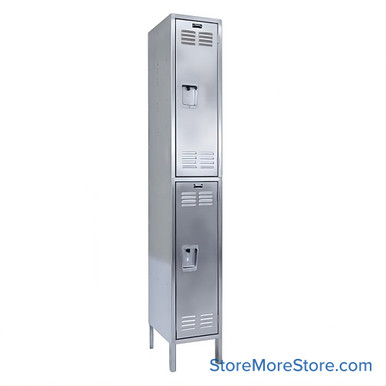 Stainless Steel Locker 18''W x 18''D x 78''H - USS1888-2-CL SMS-05-V39-USS1888-2-CL
