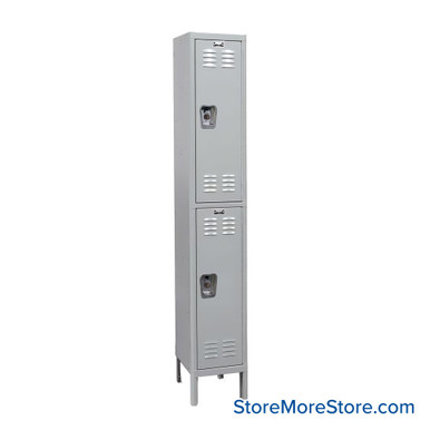 Medical Locker 12''W x 18''D x 78''H - UMS1288-2PL-CL SMS-05-V39-UMS1288-2PL-CL