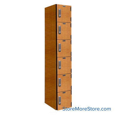 Phenolic Locker 12''W x 18''D x 72''H - PHL1282-6A-E-FA SMS-05-V39-PHL1282-6A-E-FA