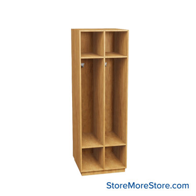 Wooden Storage Locker 24''W x 24''D x 72.25''H - Z4120-722424 SMS-05-V52-Z4120-722424