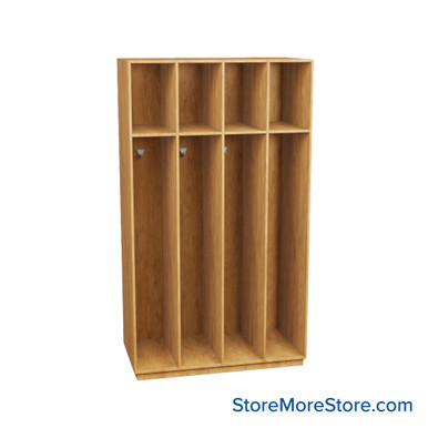 Wooden Storage Locker 48''W x 24''D x 83.63''H - Z4040-842448 SMS-05-V52-Z4040-842448