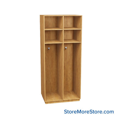 Wooden Storage Locker 36''W x 24''D x 83.63''H - Z4220-842436 SMS-05-V52-Z4220-842436