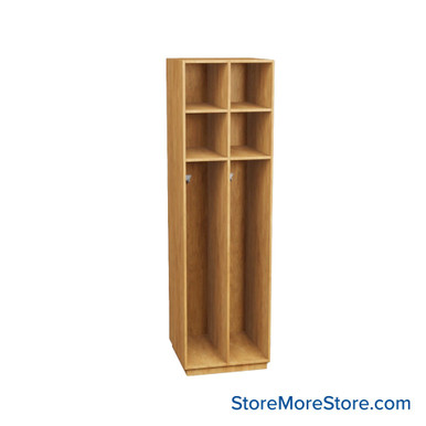 Wooden Storage Locker 24''W x 24''D x 83.63''H - Z4220-842424 SMS-05-V52-Z4220-842424
