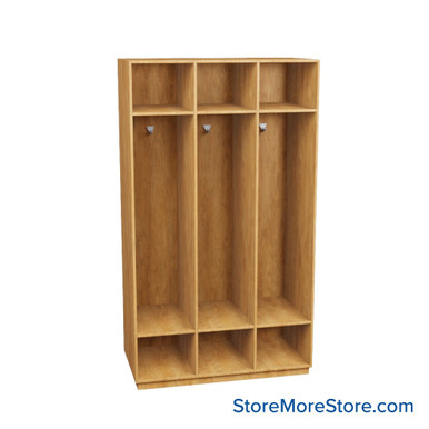 Wooden Storage Locker 48''W x 24''D x 83.63''H - Z4130-842448 SMS-05-V52-Z4130-842448