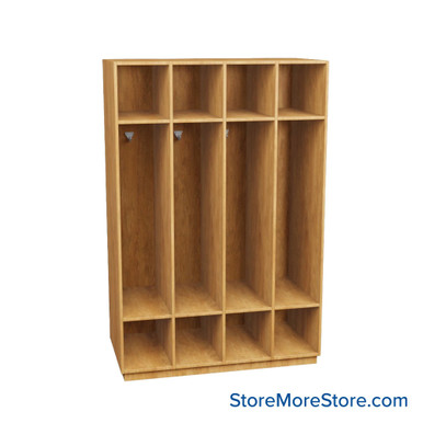 Wooden Storage Locker 48''W x 24''D x 72.25''H - Z4140-722448 SMS-05-V52-Z4140-722448