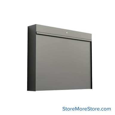 Wall Mounted Folding Cabinets 18''W x 3.5''D x 14.5''H - WW-100LT-K SMS-25-WW-100LT-K