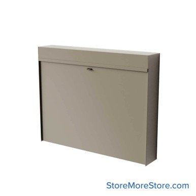 Wall Mounted Folding Cabinets 20''W x 3.375''D x 16.375''H - WW-101SC SMS-25-WW-101SC