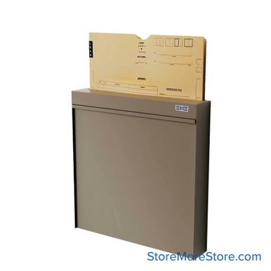Wall Mounted Folding Cabinets 20''W x 3.375''D x 16.375''H - WW-101XRDB SMS-25-WW-101XRDB