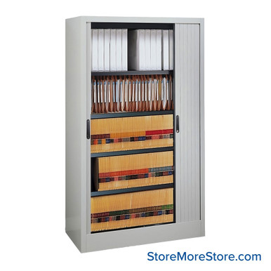 Tambour Door Storage Cabinet 42''W x 17.75''D - 6242A3-DC-CC SMS-01-V37-6242A3-DC-CC