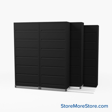Flipper Door Cabinets on Tracks 116''W x 56''D x 89.75''H - FF7322 SMS-01-V37-FF7322