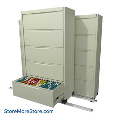 Filing Cabinets on Tracks 78''W x 40''D x 70.25''H - LATH36521 SMS-01-V37-LAT36521