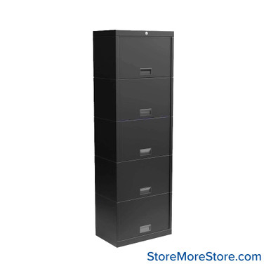 Flipper Door Cabinet, 24" W x 15" D x 74" H, 5 Levels, Gang Lock