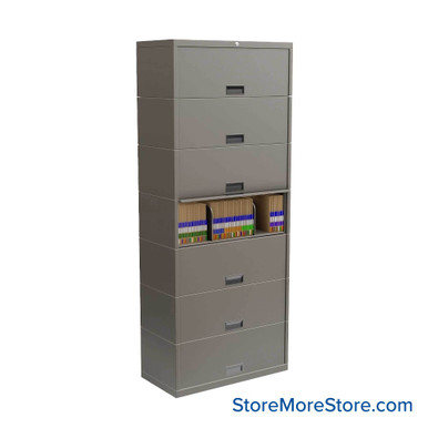 Flipper Door Cabinet 36''W x 18''D x 88''H - SN16LG7 SMS-01-V25-SN16LG7