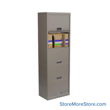 Flipper Door Cabinet 24''W x 15''D x 74''H - SN14BN5-NL SMS-01-V25-SN14BN5-NL