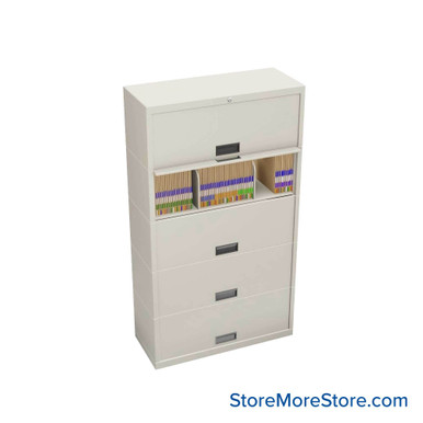 Flipper Door Cabinet 36''W x 15''D x 64''H - SN16LT5 SMS-01-V25-SN16LT5