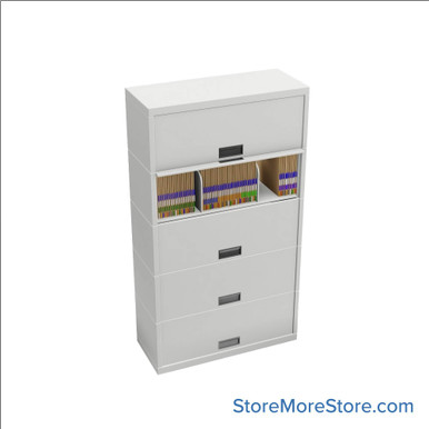 Flipper Door Cabinet 36''W x 15''D x 64''H - SN16LT5-NL SMS-01-V25-SN16LT5-NL