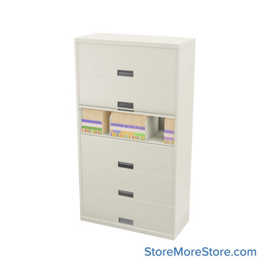 Flipper Door Cabinet 42''W x 18''D x 76''H - SN12LG6-NL SMS-01-V25-SN12LG6-NL