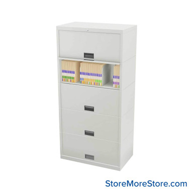 Flipper Door Cabinet 30''W x 18''D x 64''H - SN10LG5 SMS-01-V25-SN10LG5