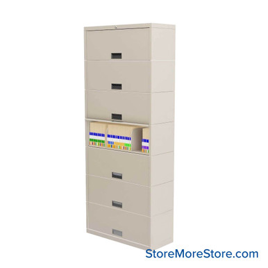 Flipper Door Cabinet 36''W x 15''D x 88''H - SN16LT7 SMS-01-V25-SN16LT7