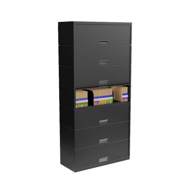 Flipper Door Cabinet 30''W x 18''D x 76''H - SN10LG6-NL SMS-01-V25-SN10LG6-NL