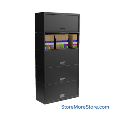 Flipper Door Cabinet 36''W x 15''D x 74''H - SN16BN5-NL SMS-01-V25-SN16BN5-NL