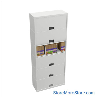 Flipper Door Cabinet 36''W x 15''D x 88''H - SN16BN6-NL SMS-01-V25-SN16BN6-NL