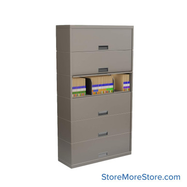 Flipper Door Cabinet 42''W x 15''D x 76''H - SN12LT6-NL SMS-01-V25-SN12LT6-NL