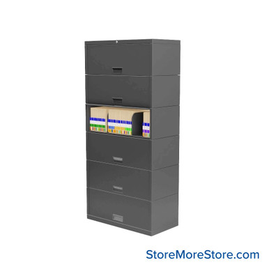 Flipper Door Cabinet 36''W x 18''D x 76''H - SN16LG6 SMS-01-V25-SN16LG6