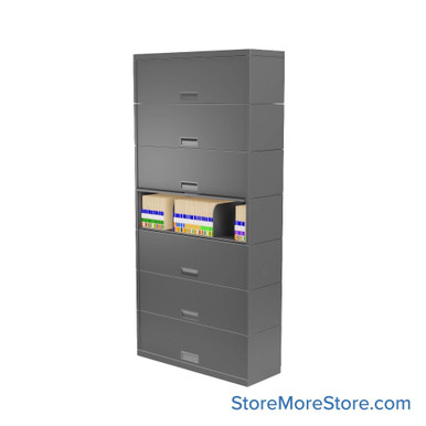 Flipper Door Cabinet 42''W x 15''D x 88''H - SN12LT7-NL SMS-01-V25-SN12LT7-NL